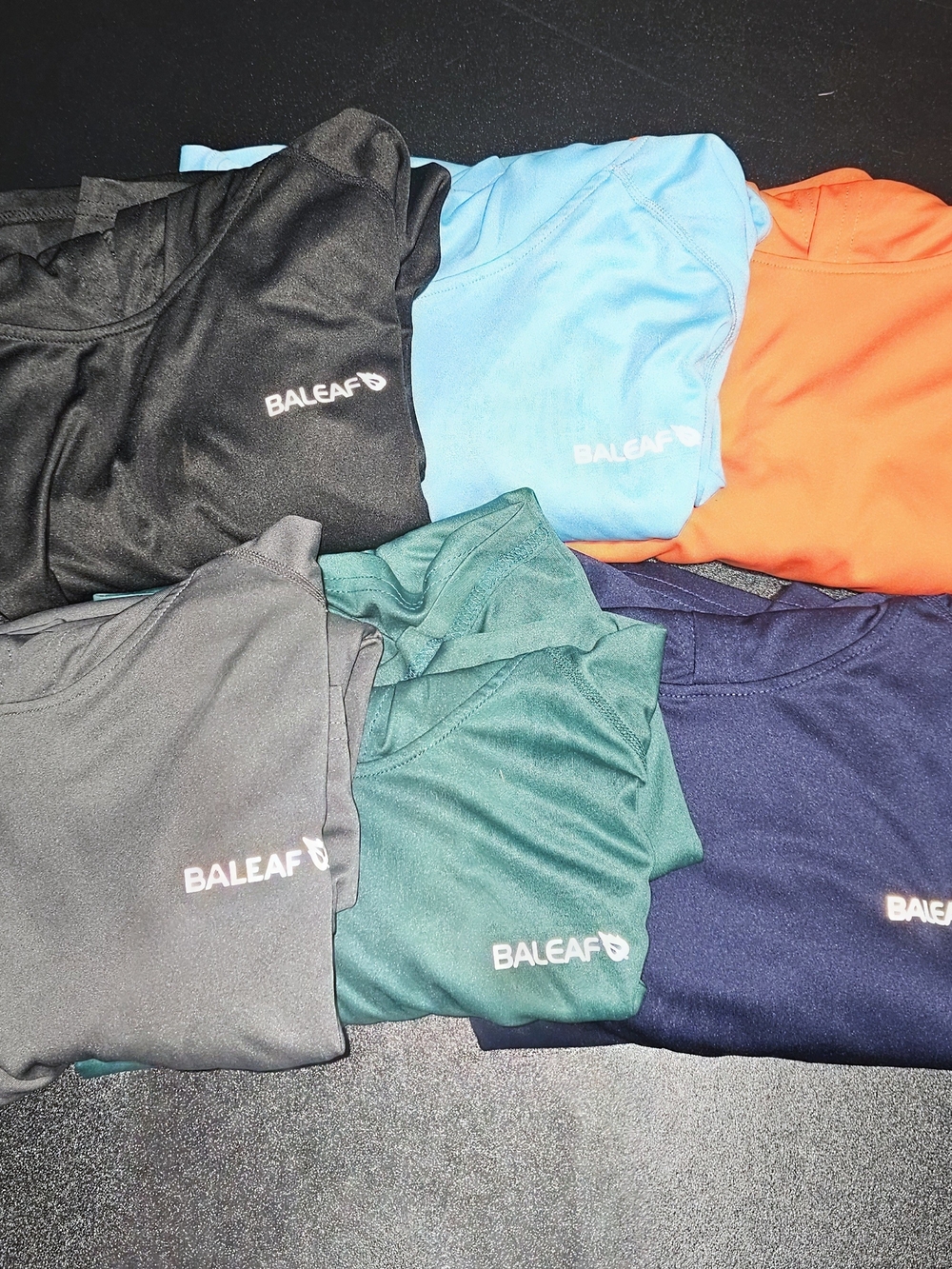 Bundle Of 6 Baleaf Mens Long Sleeve Rash Guard Hoodies